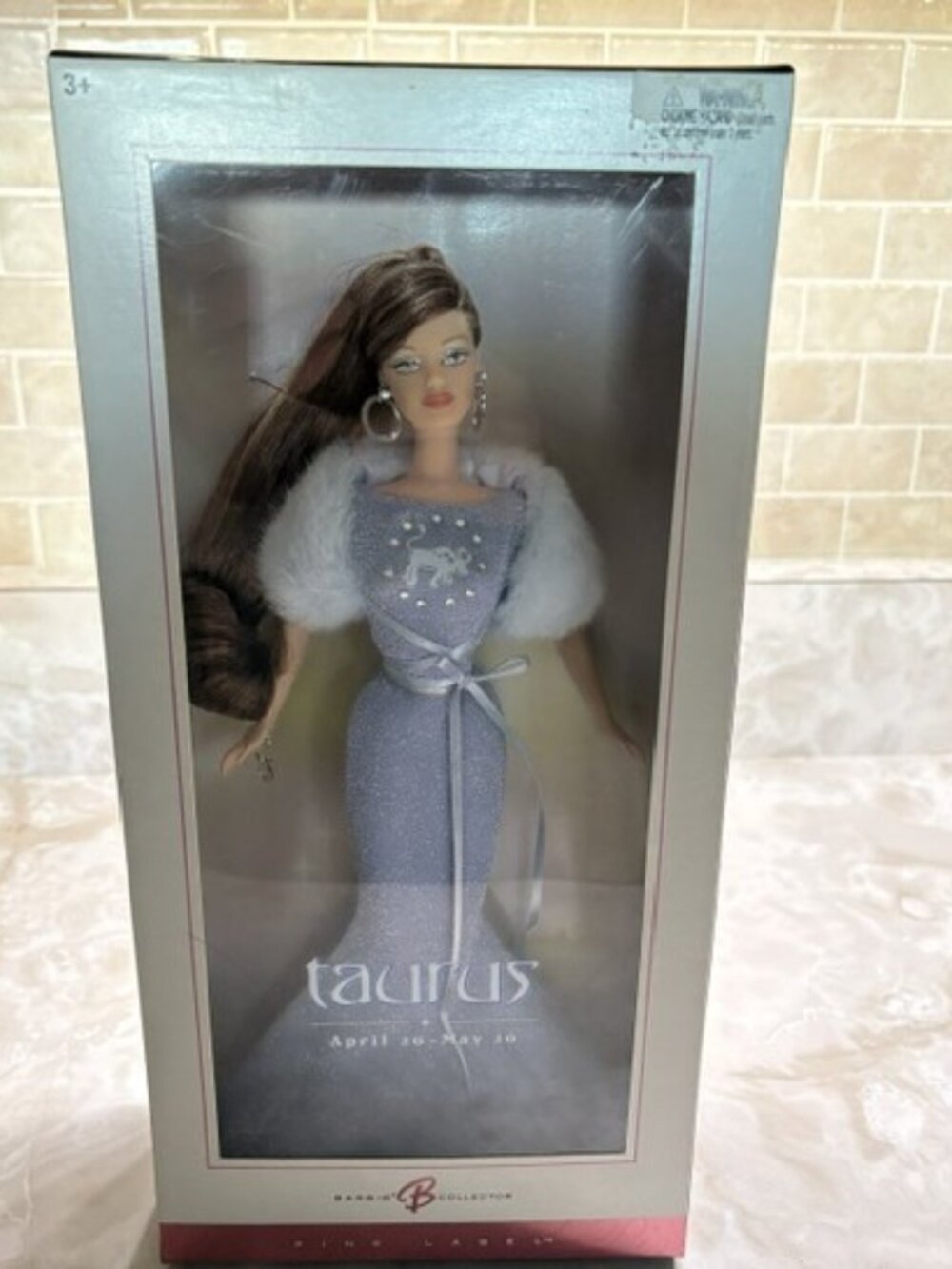 2004 Mattel Barbie Collector Taurus Pink Label Fashion Doll
